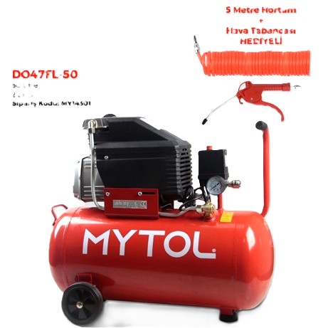 MYTOL 50LT. HAVA KOMPRESÖR SET 2 HP